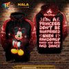 I Am A Disney Princess Mickey Over Print 3D Hoodie, Christmas Gifts
