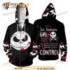 I Am A Jack Skellington Girl Was Born With Heart On My Sleeve 3D Hoodie, Christmas Gifts