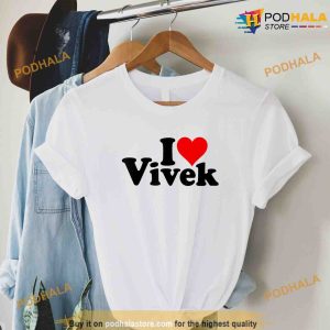 I LOVE HEART VIVEK RAMASWAMY 2024 Unisex Political Shirt 2