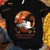 I Work To Support My Book Addiction White Boo Reading Book Halloween Shirt