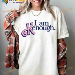 I am Kenough White Unisex Shirt, Kenough Shirt, Barbi Ken Shirt For Fans