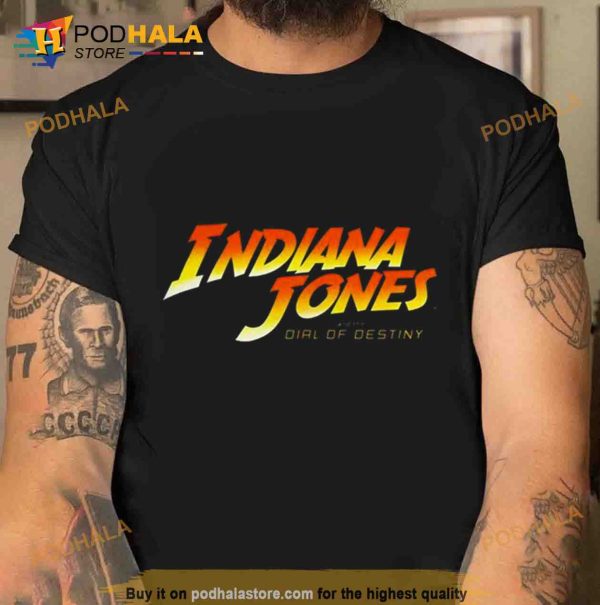 Indiana Jones and the Dial of Destiny Logo Trending Shirt