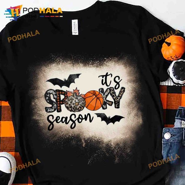 It’s Spooky Season Halloween Shirt, Spooky Halloween And Baseball Gift For Baseball Player
