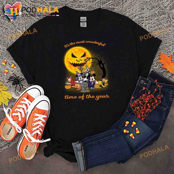 It’s The Most Wonderful Time Of The Year Mickey Mouse Halloween Shirt