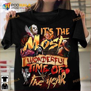 It's The Most Wonderful Time Of The Year Scary Character Halloween Costume Shirt