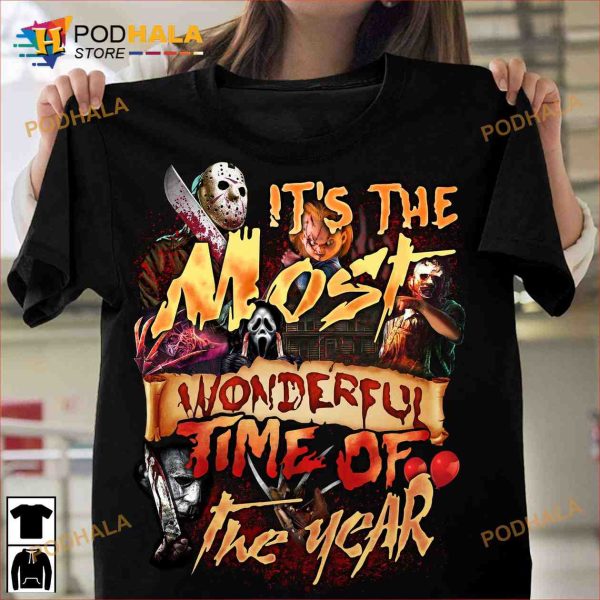 It’s The Most Wonderful Time Of The Year Scary Character Halloween Costume Shirt