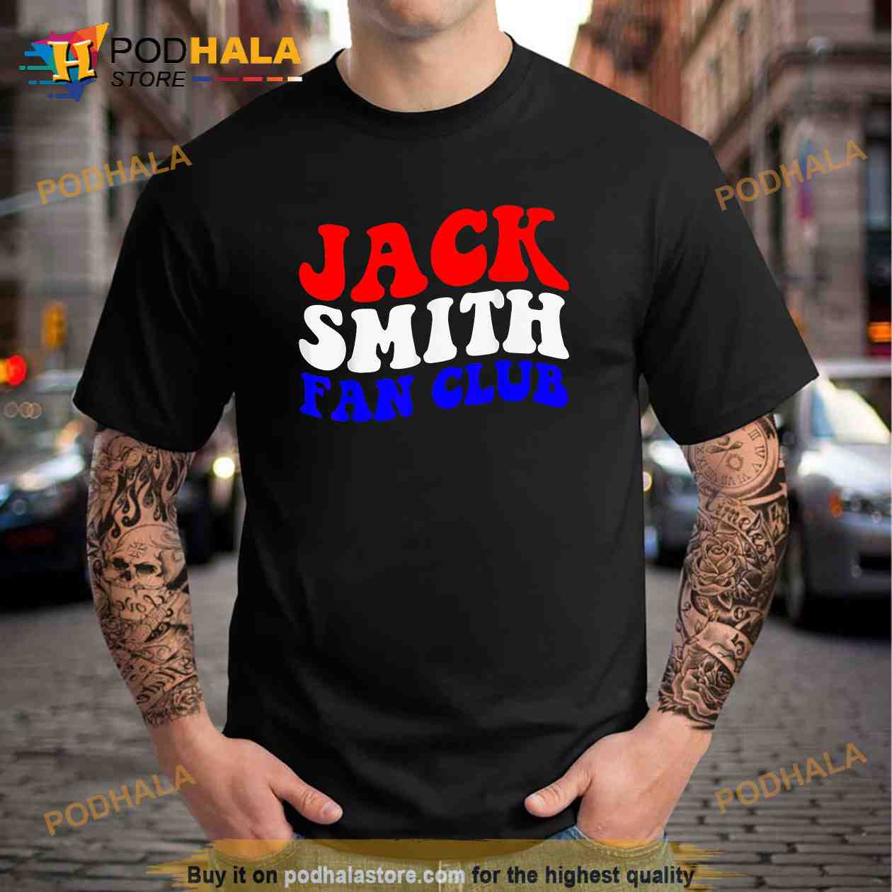 Jack Smith Fan Club Fun Summer Vintage Type USA Red Blue Trending Shirt