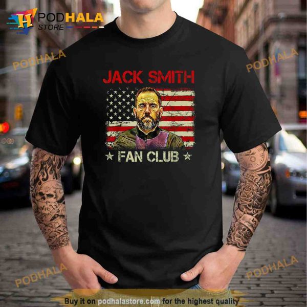 Jack Smith Fan Club Retro Usa Flag American Funny Political Trending Shirt