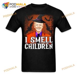 Joe Biden Witch I Smell Children Gift Halloween Shirt