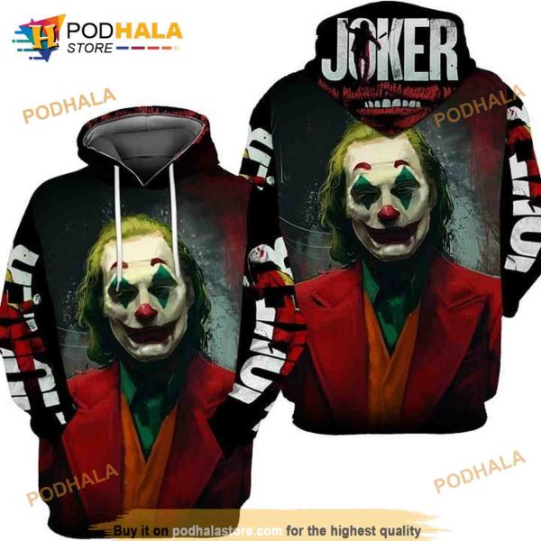 Joker Halloween All Over Print Halloween 3D Hoodie