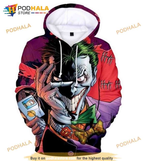 Joker Suicide Squad Creepy Halloween Halloween 3D Hoodie