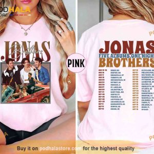 Jonas Brothers 2023 Tour shirt Jonas Five Albums One Night Brothers Tour Shirt 2