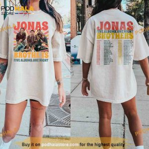 Jonas Brothers Double Sided Sweatshirt Jonas Brothers Tour Shirt Concert 2023 2