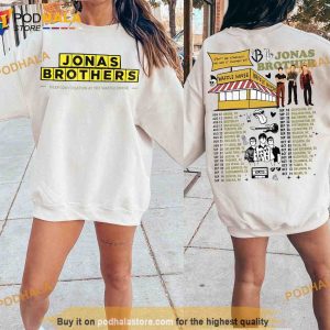 Jonas Brothers Waffle House Double Sided Shirt Jonas Brothers Tour Concert 2023 Gift 2