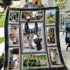 Just A Girl Who Loves Donkey Fleece Blanket, Quilt, Christmas Gifts