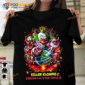 Killer Klowns From Outer Space Scary Clownz Halloween Shirt