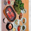 Korean Food Fleece Blanket, Quilt, Christmas Gifts