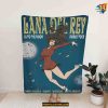 LA to the Moon Tour L Del Rey Fleece Blanket, Quilt, Christmas Gifts