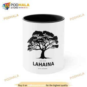 Lahaina Support Maui Mug Inspriational Design Accent Mug with Lahaina Historical Tree 3