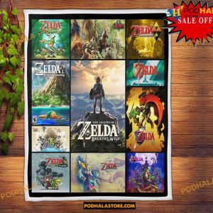 Legend Of Zelda Fleece Blanket, Quilt, Christmas Gifts