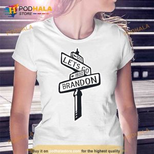 Let's Go Brandon Street Sign Trending Shirt 2