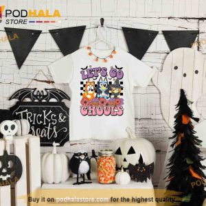 Lets Go Ghouls Bluey Halloween Shirt For Adult Kids Bluey Hocus Pocus Spooky Sweatshirt 2
