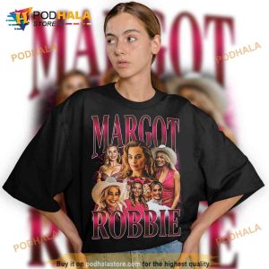 Limited Margot Robbie Retro 90's Vintage Shirt, Barbie Gift For Women Men