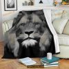 Lion Fleece Blanket, Quilt, Christmas Gifts