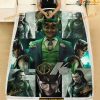 Loki Laufeyson Marvel Fleece Blanket, Superhero Laufeyson Gift For Kids Fans