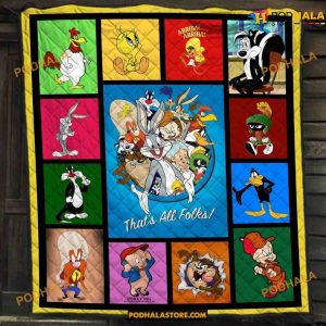 Looney Tunes Movie Character Fleece Blanket, Quilt, Christmas Gifts