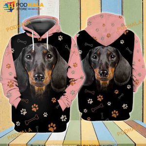 Love Dachshund Dog 3D Hoodie, Sweatshirt - Christmas Gifts