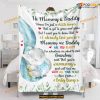 Love From Baby Bump - Personalized Dad Mother Fleece Blanket