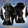 Love Rottweiler Black Dog 3D Hoodie, Sweatshirt - Christmas Gifts