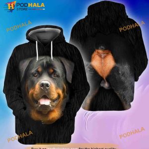 Love Rottweiler Dog 3D Hoodie, Sweatshirt, 3D Shirt