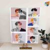 Love Yourself BTS Fleece Blanket, Quilt, Christmas Gifts