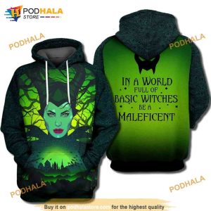 Maleficent Disney All Over Print 3D Hoodie, Sweatshirt - Halloween Gifts