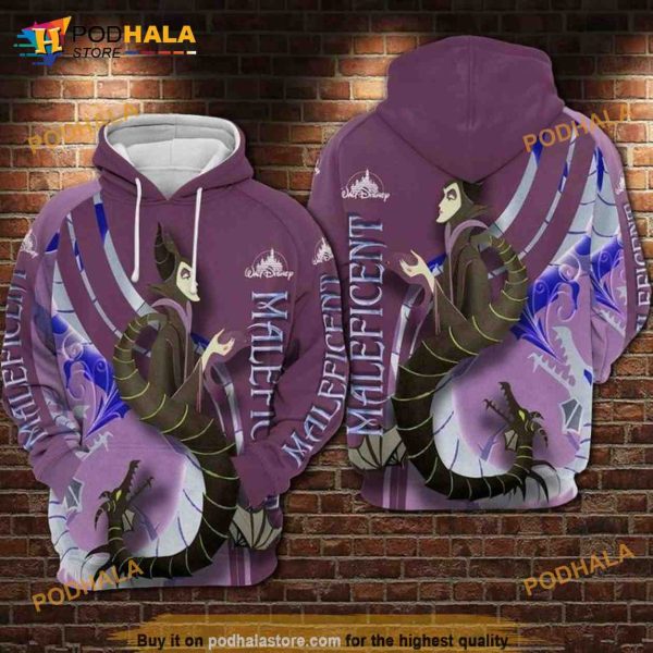 Maleficent Evil Dragon All Over Print 3D Hoodie, Sweatshirt – Christmas Gifts