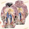 Mama Mary 3D Hoodie, Sweatshirt - Christmas Gifts