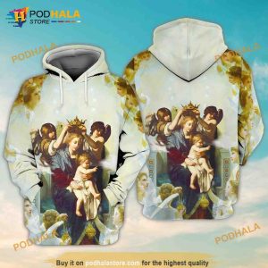 Maria Crown 3D Hoodie, Sweatshirt - Christmas Gifts