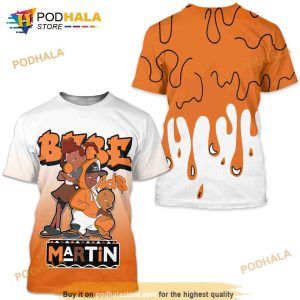 Match Jordan 1 Retro High OG Starfish 3D Shirt