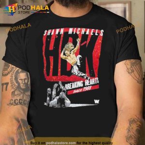 Men's 500 Level Shawn Michaels Breaking Hearts Tri Blend Trending Shirt 2