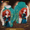 Merida Brave Disney Princess All Over Print 3D Hoodie, Sweatshirt