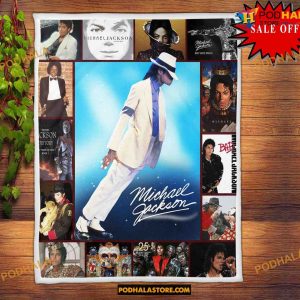 Michael Jackson Pop Music Fleece Blanket, Quilt, Christmas Gifts For Fans