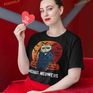Michael Meowers Horror Movie Character Scary Cat Halloween Shirt Serial Killer Michael Myers 2