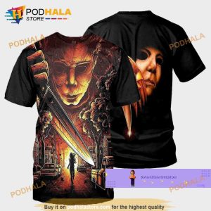 Michael Myers 3D Hoodie Sweatshirt Michael Myers Zip Hoodie Halloween Gift 2