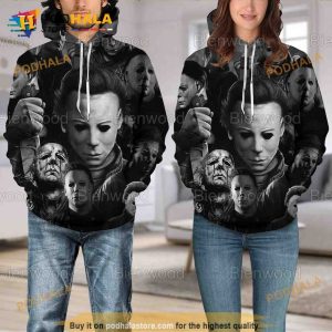Michael Myers Face Halloween 3D Hoodie Michael Myers Shirt Michael Myers Gifts 2