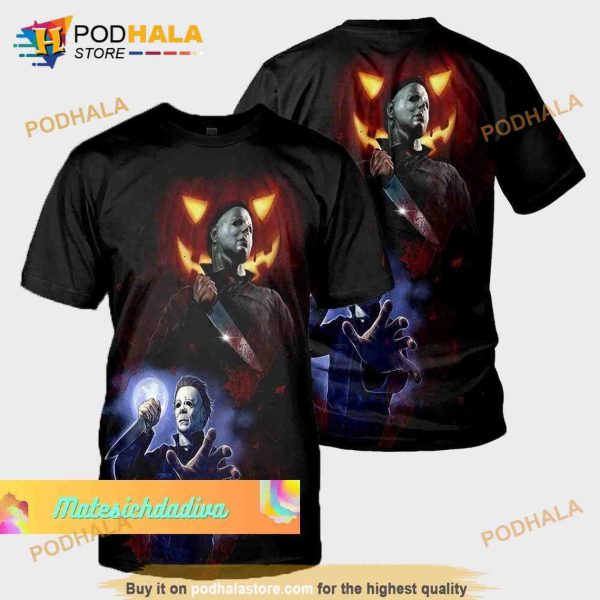 Michael Myers Halloween 3D Hoodie, Michael Myers Merchandise For Fans
