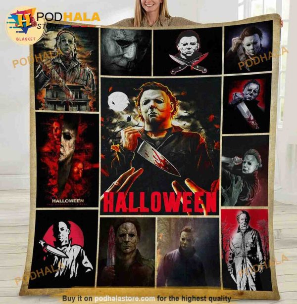 Michael Myers Halloween Horror Movies Fleece Blanket, Michael Myers Blanket