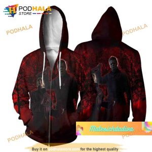 Michael Myers Halloween Killers 3D Hoodie For Men Women Horror Characters Halloween Gift 4