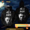 Michael Myers Hoodie, Hes Back Halloween 3D Hoodie For Men Women